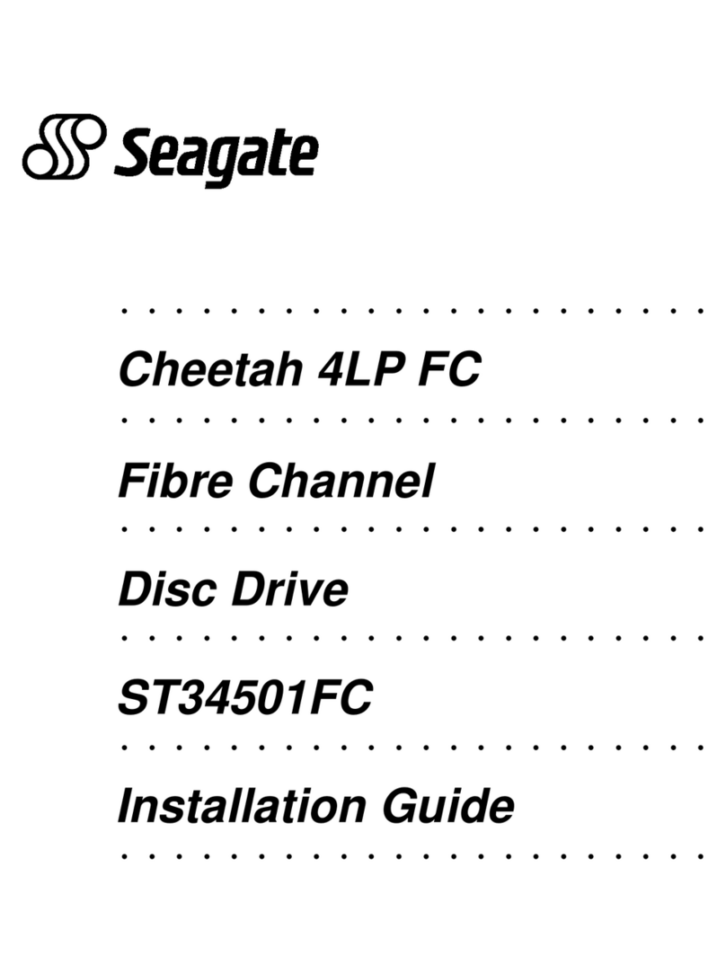 Seagate CHEETAH ST34501FC installation guide