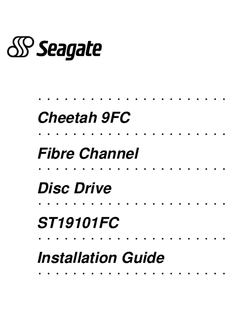 Seagate CHEETAH ST19101FC User manual