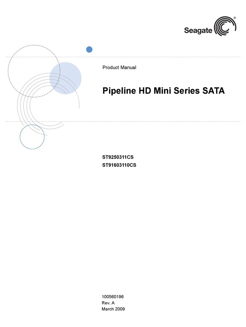 Seagate Pipeline HD Mini Series SATA ST91603110CS User manual Seagate Pipeline HD Mini Series SATA ST91603110CS User manual