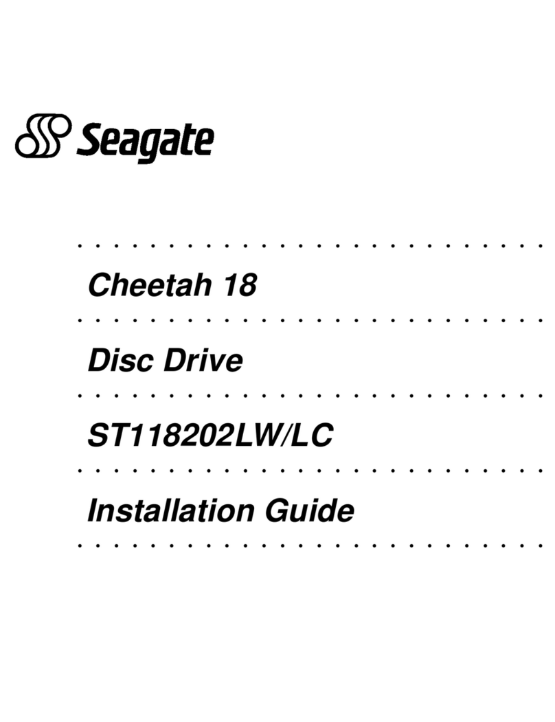 Seagate CHEETAH 18 ST118202LW/LC User manual