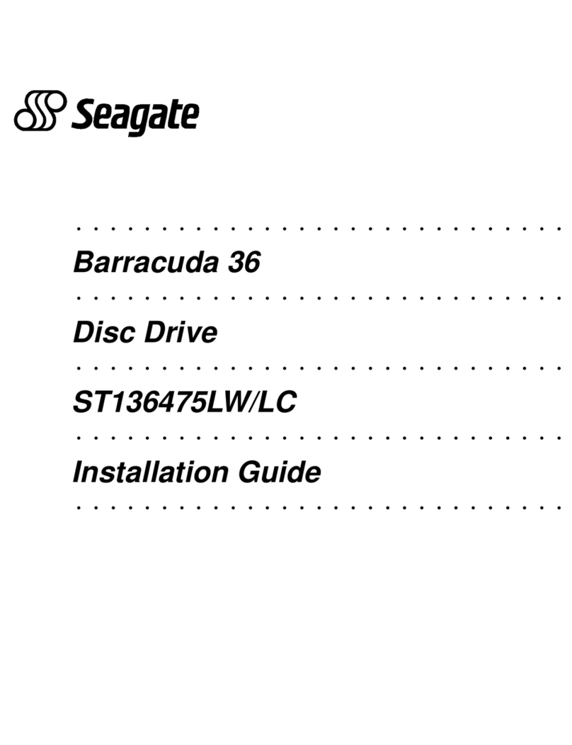 Seagate BARRACUDA 36 ST136475LW/LC User manual