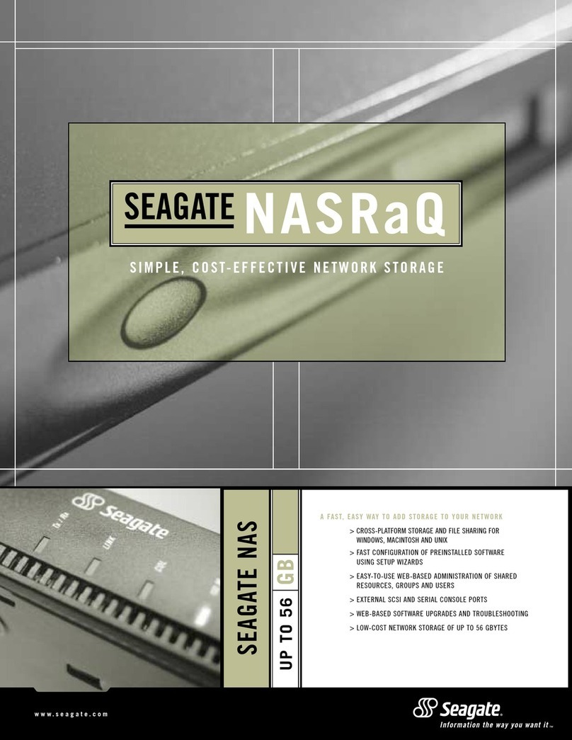 Seagate NASRaQ User manual