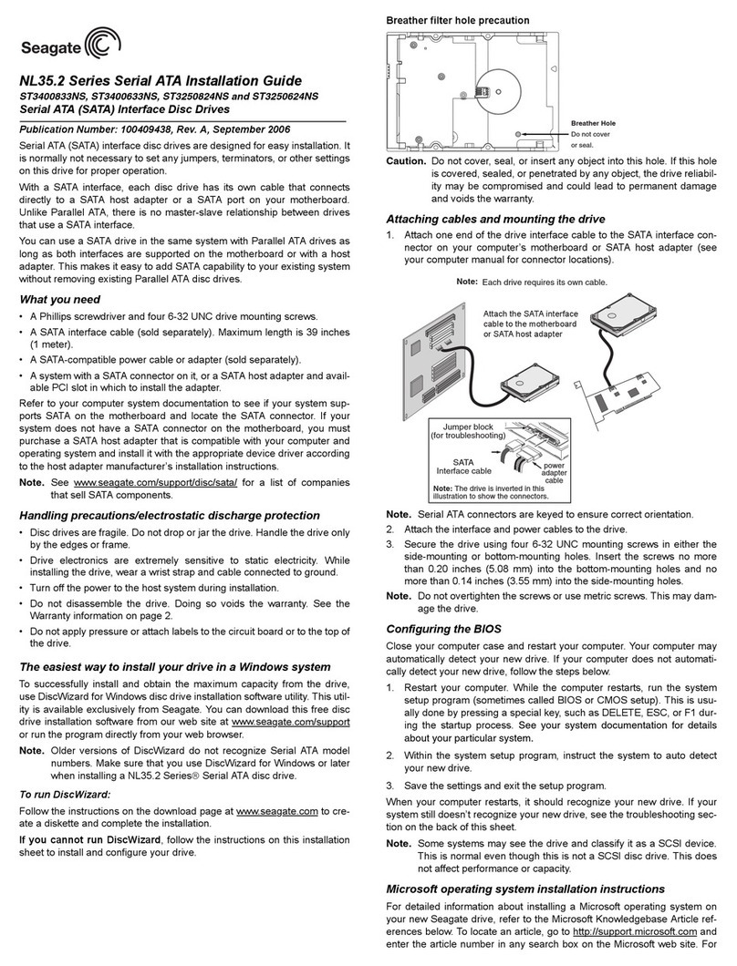 Seagate NL35.2 ST3250624NS installation guide