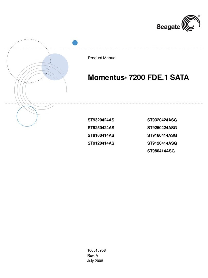 Seagate Momentus ST9120414AS User manual
