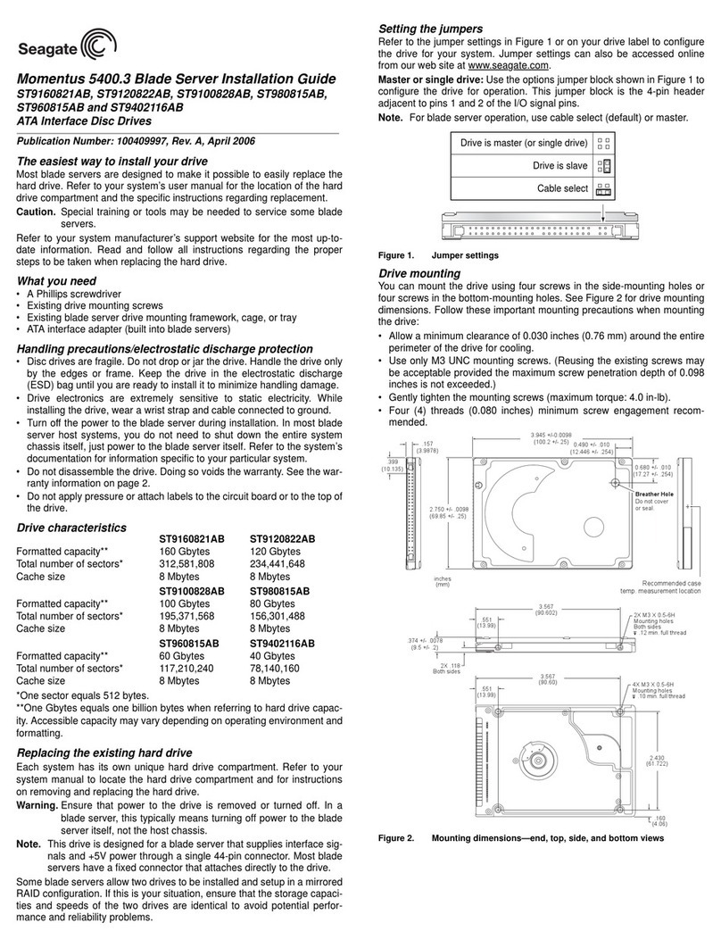 Seagate Momentus 5400.3 installation guide