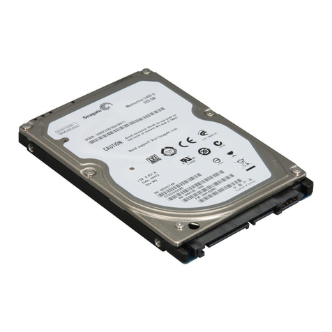 Seagate Momentus 5400 User manual
