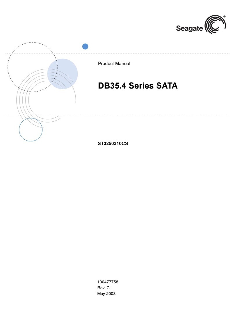 Seagate DB35.4 - Series 250 GB Hard Drive User manual