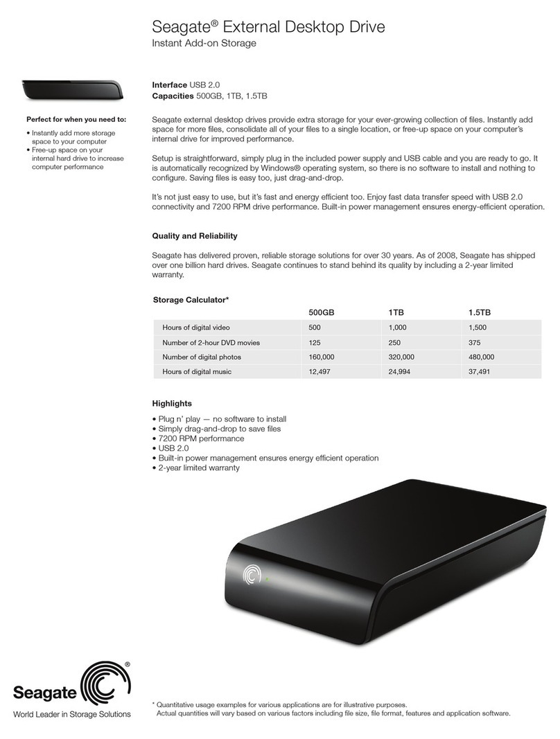 Seagate ST305004EXA101-RK User manual