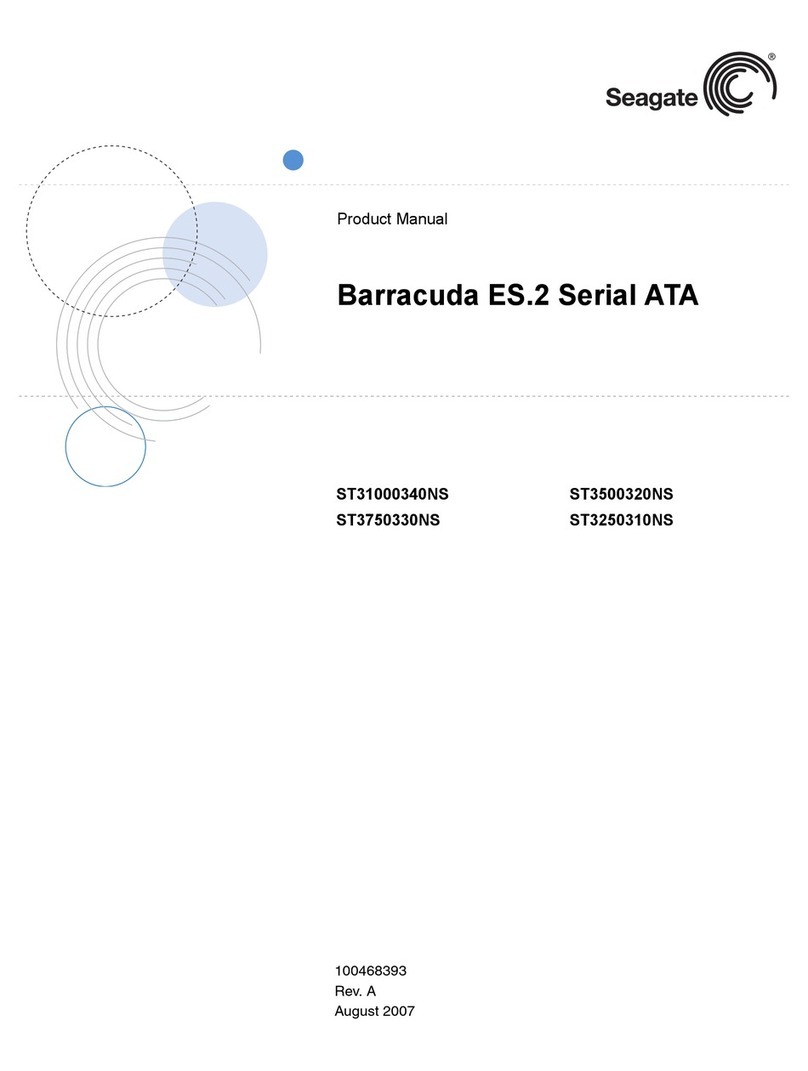 Seagate ST31000340NS - Barracuda 1 TB Hard Drive product manual Seagate ST31000340NS - Barracuda 1 TB Hard Drive product manual