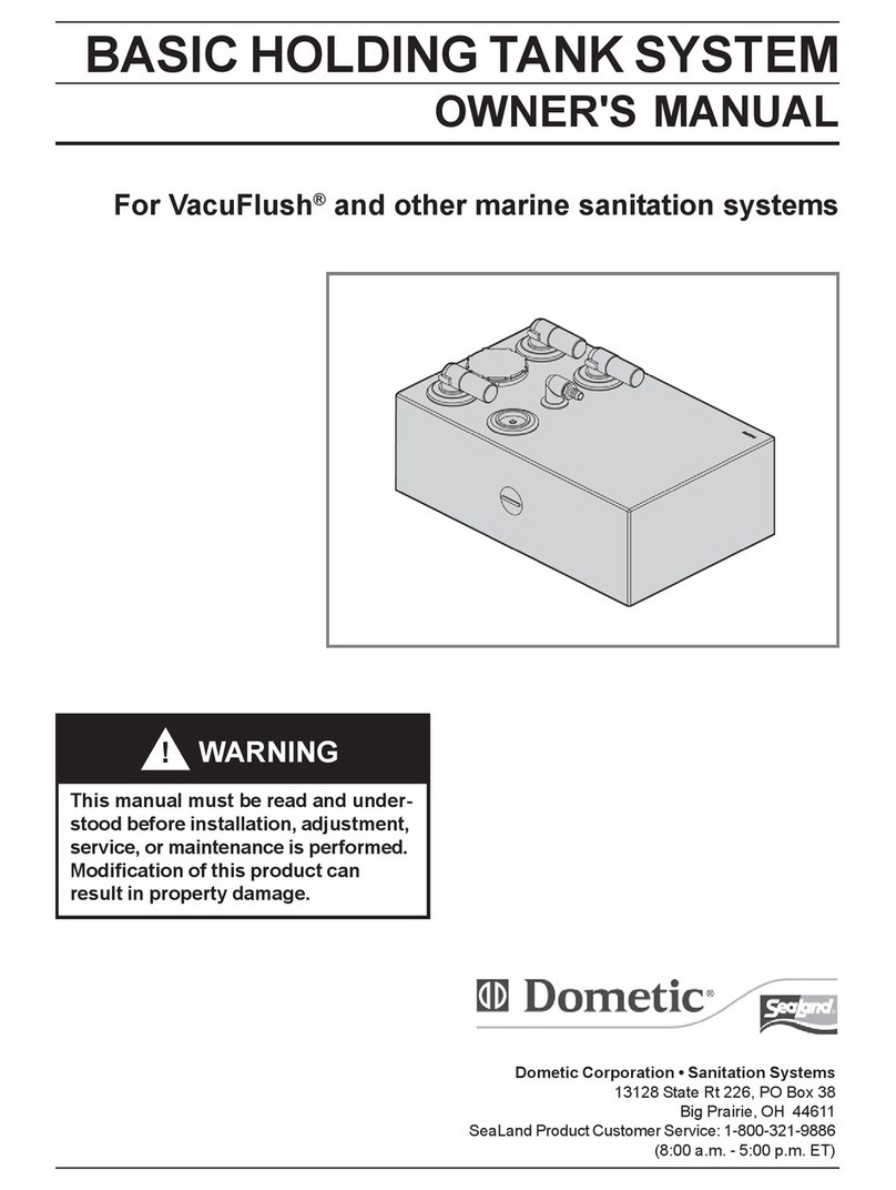 SeaLand BASIC HOLDING TANK SYSTEM User manual