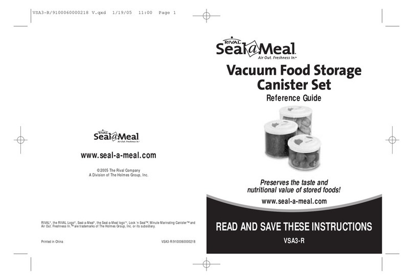 Seal-a-Meal VSA3-R reference guide