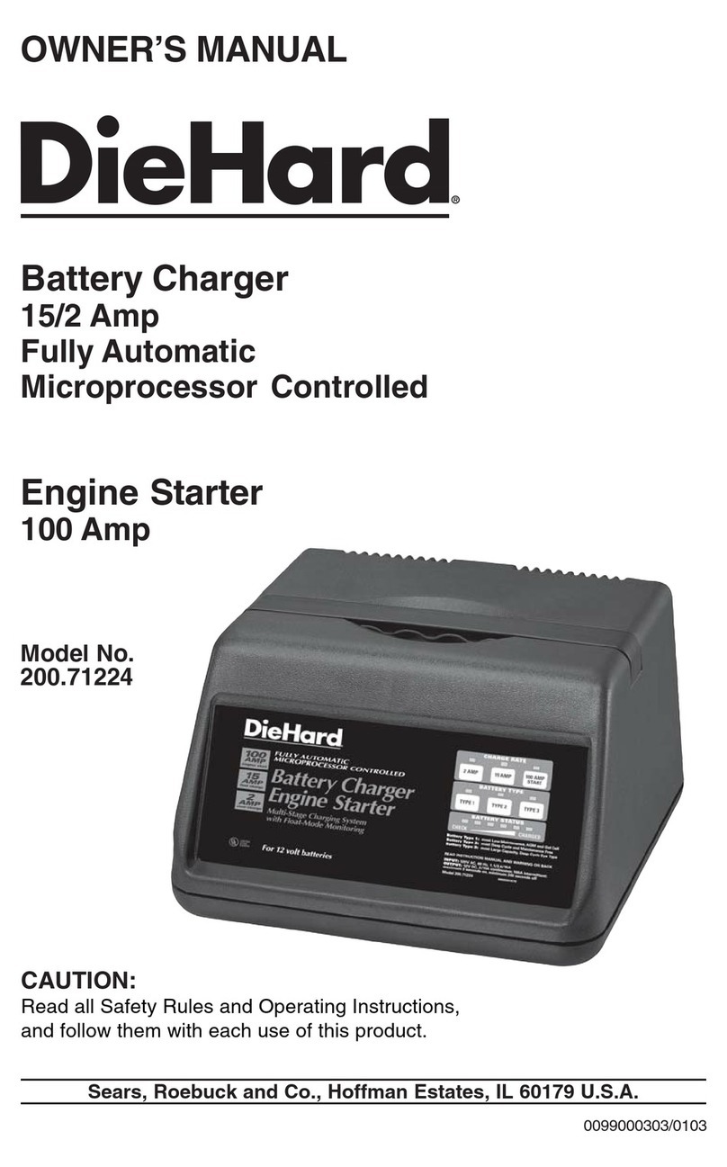 DieHard 200.71224 owner's manual