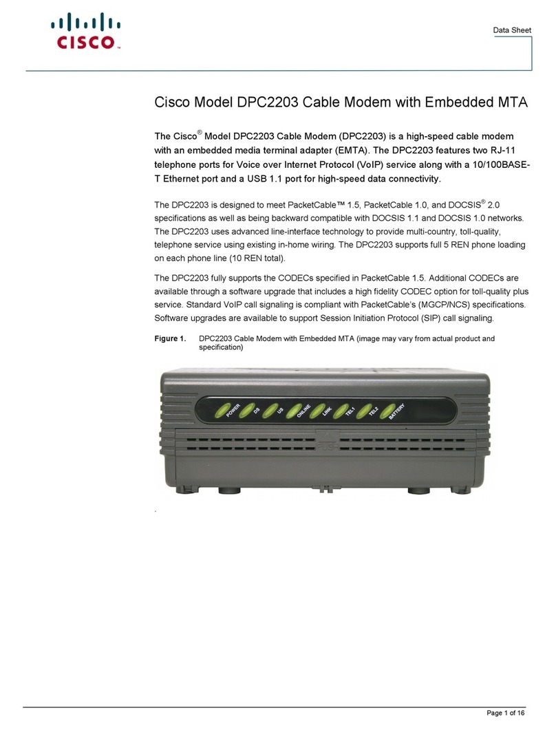 Cisco DPC2203 User manual