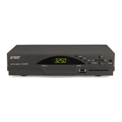 Scientific Atlanta Explorer 3250HD User manual