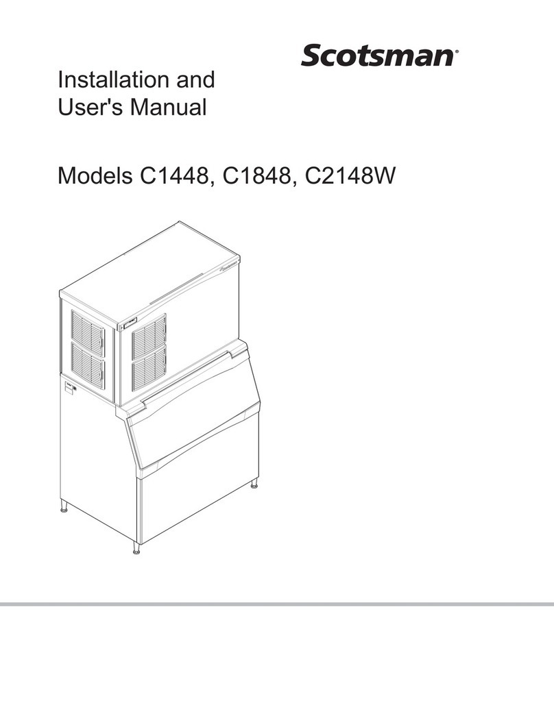 Scotsman Air and Water Cooled C1448 Installation and user manual