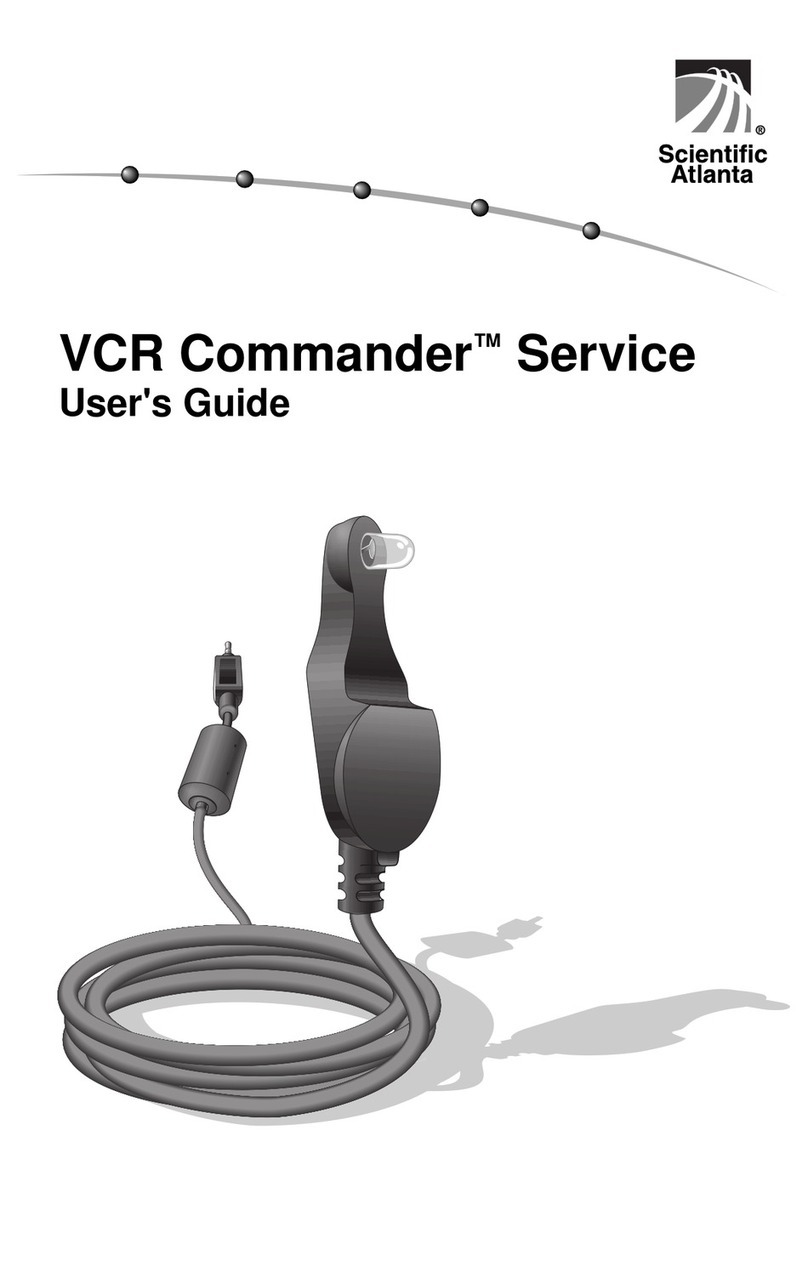 Scientific Atlanta VCR Commander user guide