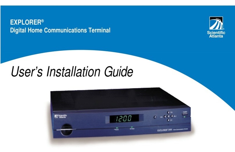 Scientific Atlanta Digital Home Communications Terminal installation guide