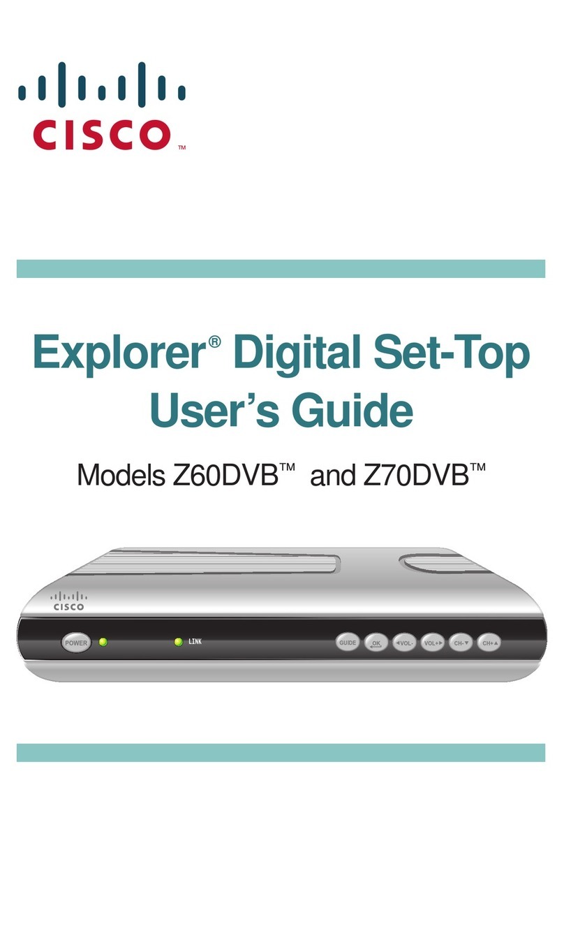 Cisco Explorer Z60DVBTM User manual