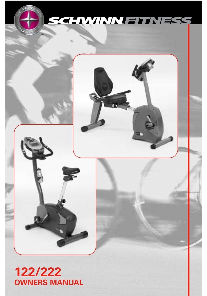 Schwinn Fitness 122 owner's manual