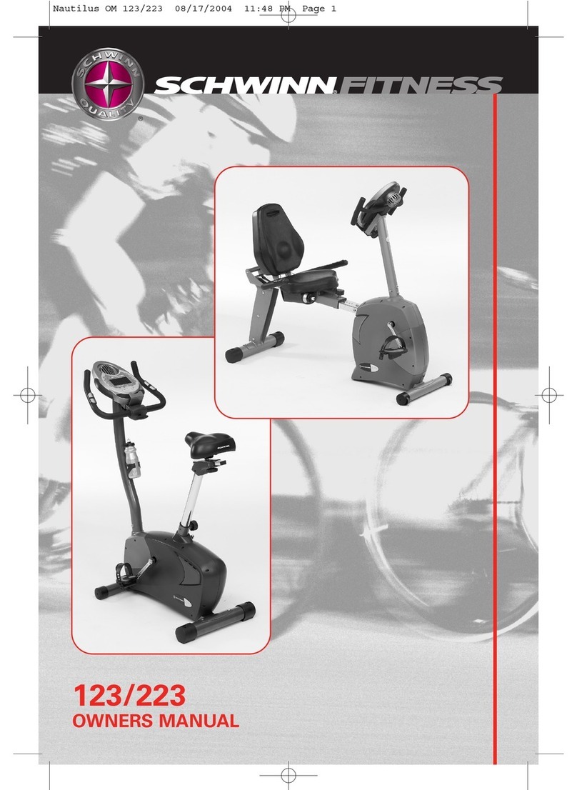 Schwinn Fitness 123 User manual
