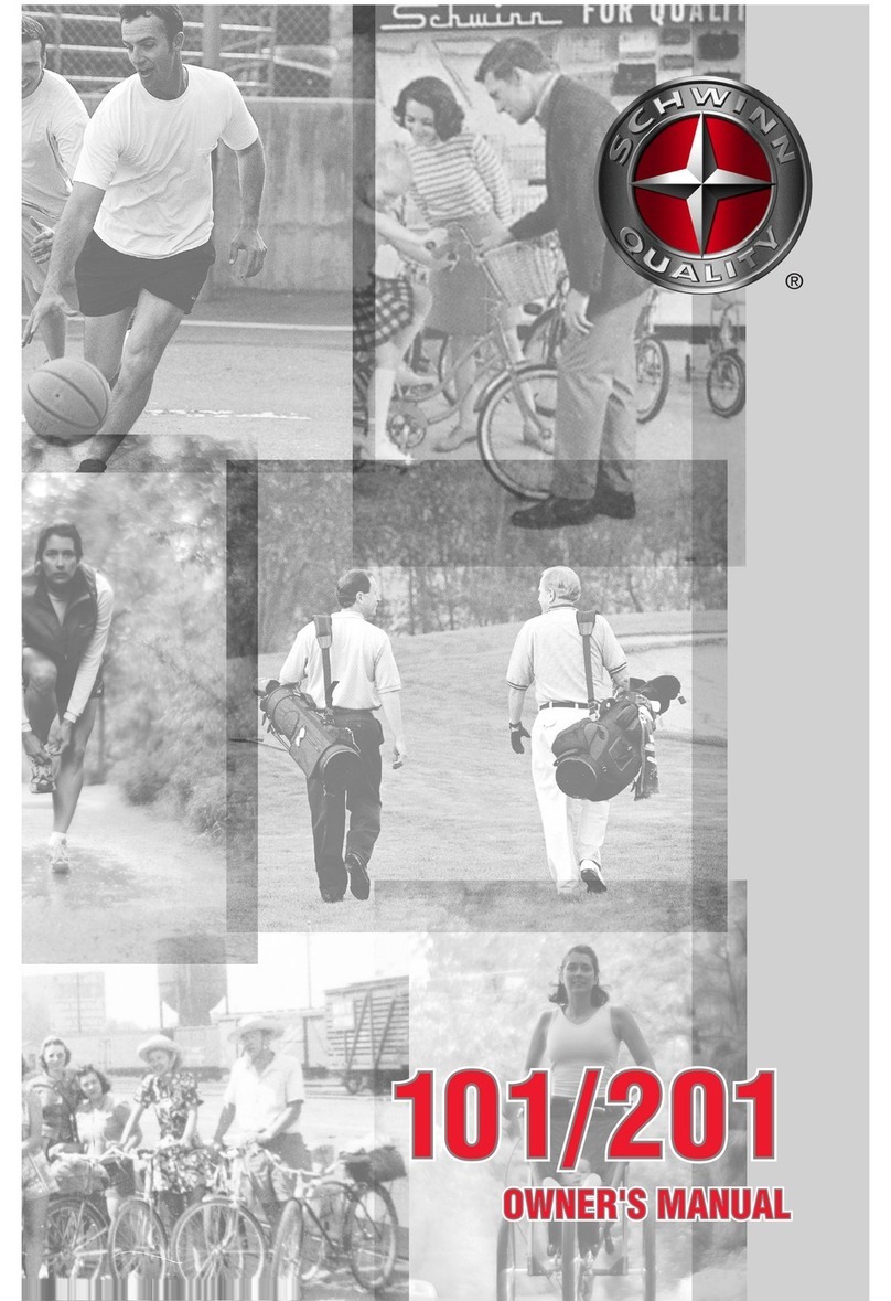 Schwinn 101/201 User manual
