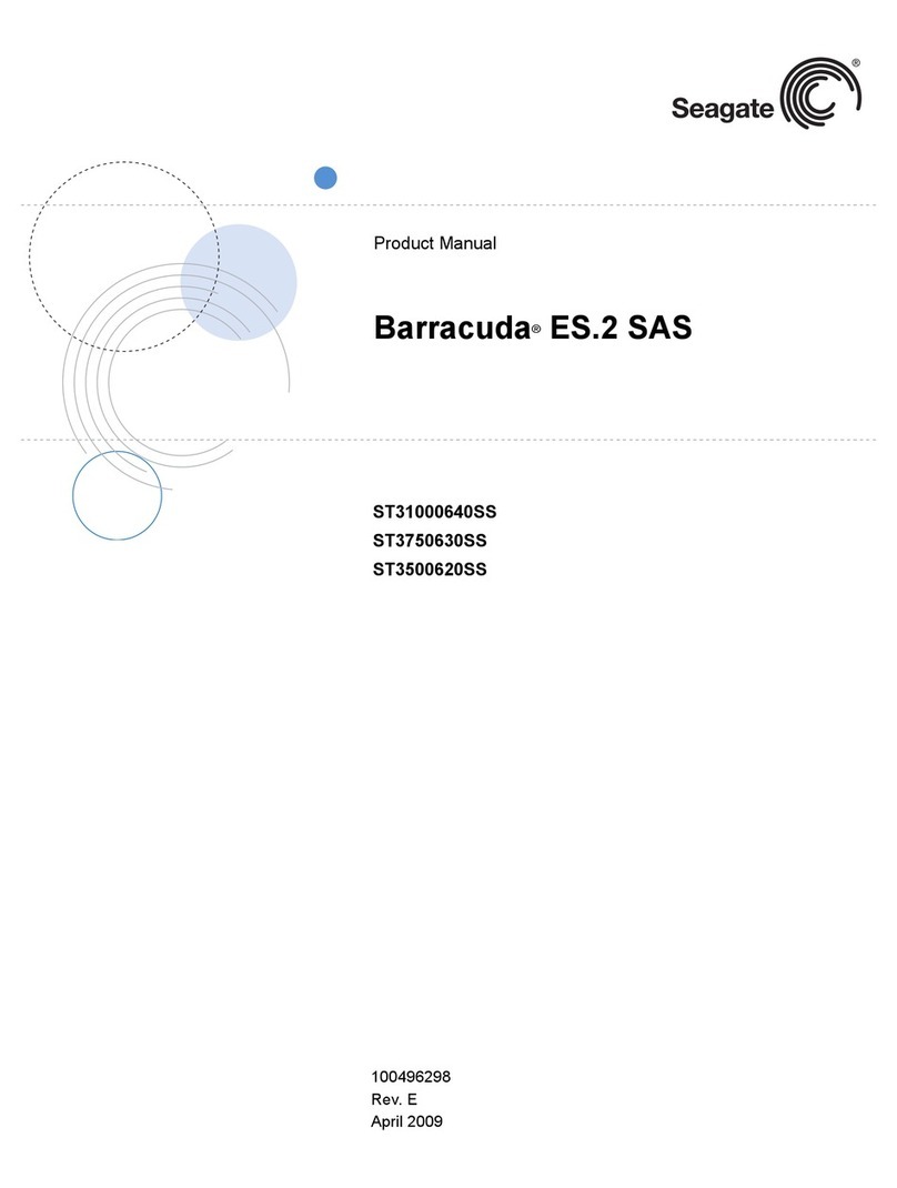 Seagate ST31000640SS - 1.0TB 7200RPM Sata Sas User manual