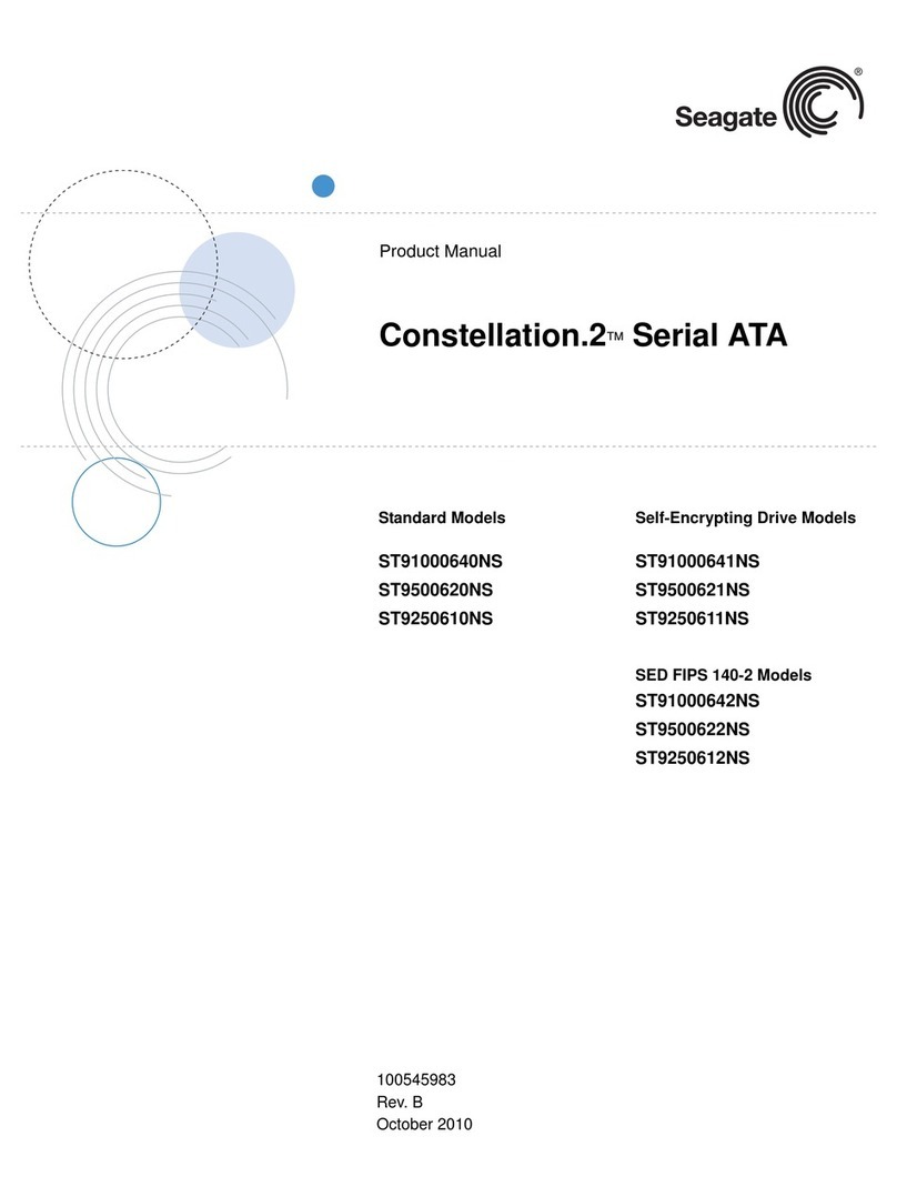 Seagate CONSTELLATION.2 ST91000640NS User manual