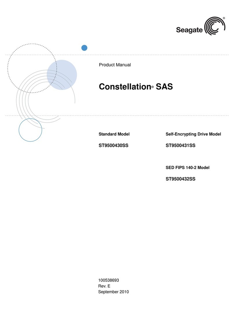Seagate ST9500430SS - Constellation 7200 500 GB Hard... User manual