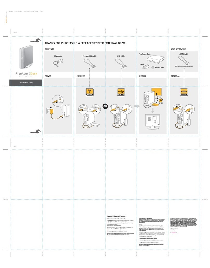 Seagate Computer Drive User manual