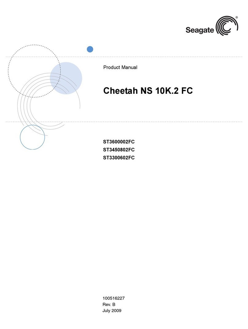 Seagate ST3600002FC - Cheetah 600 GB Hard Drive product manual Seagate ST3600002FC - Cheetah 600 GB Hard Drive product manual