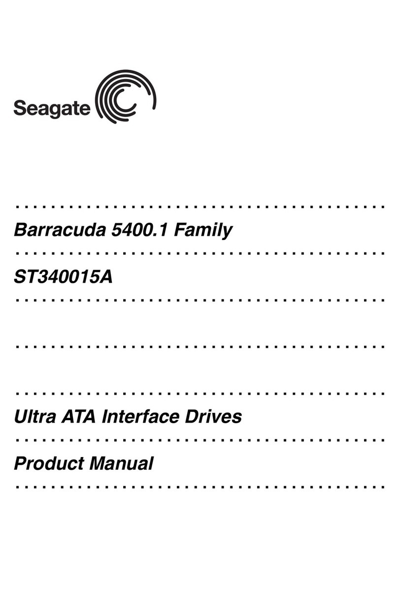 Seagate Barracuda 5400.1 ST340015A User manual