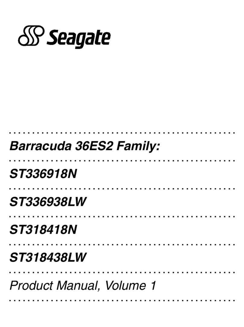 Seagate ST318418N - Barracuda 18.4 GB Hard Drive User manual Seagate ST318418N - Barracuda 18.4 GB Hard Drive User manual
