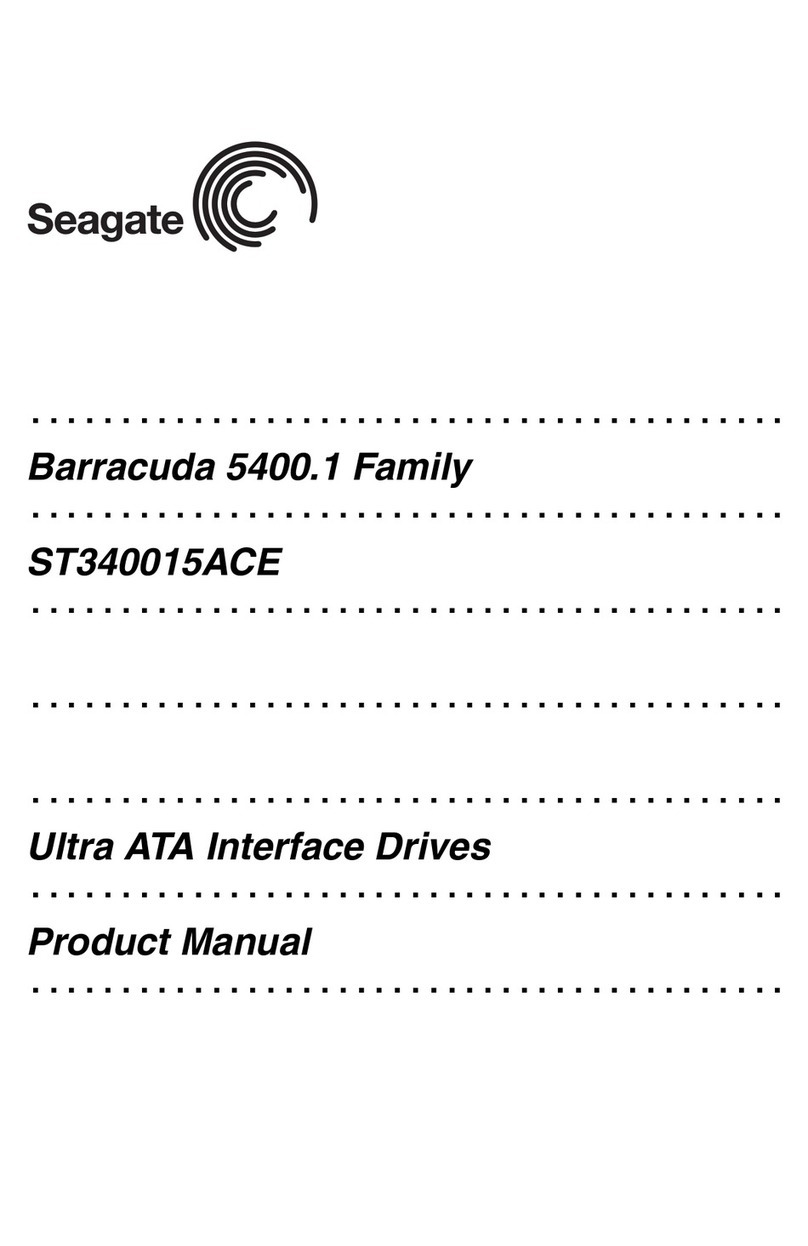 Seagate Barracuda 5400.1 ST340015ACE User manual