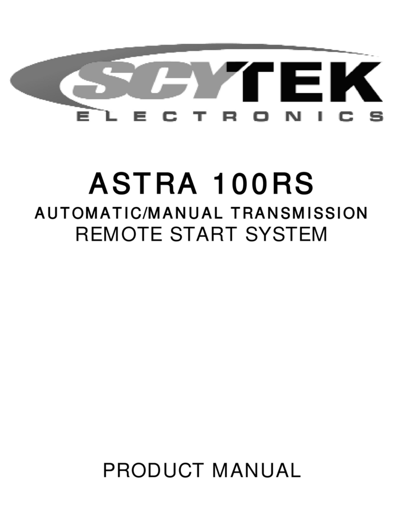 Scytek electronic ASTRA 100RS product manual
