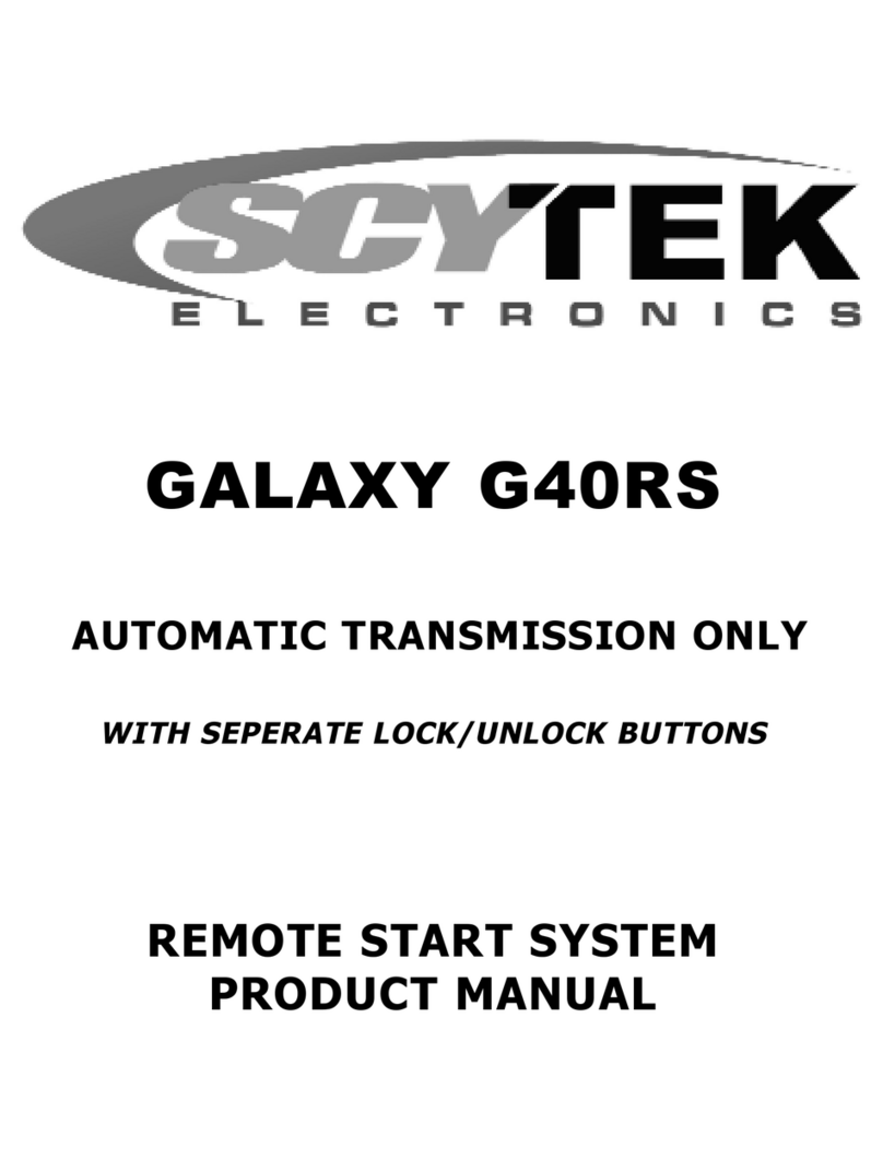 Scytek electronic GALAXY G40RS User manual