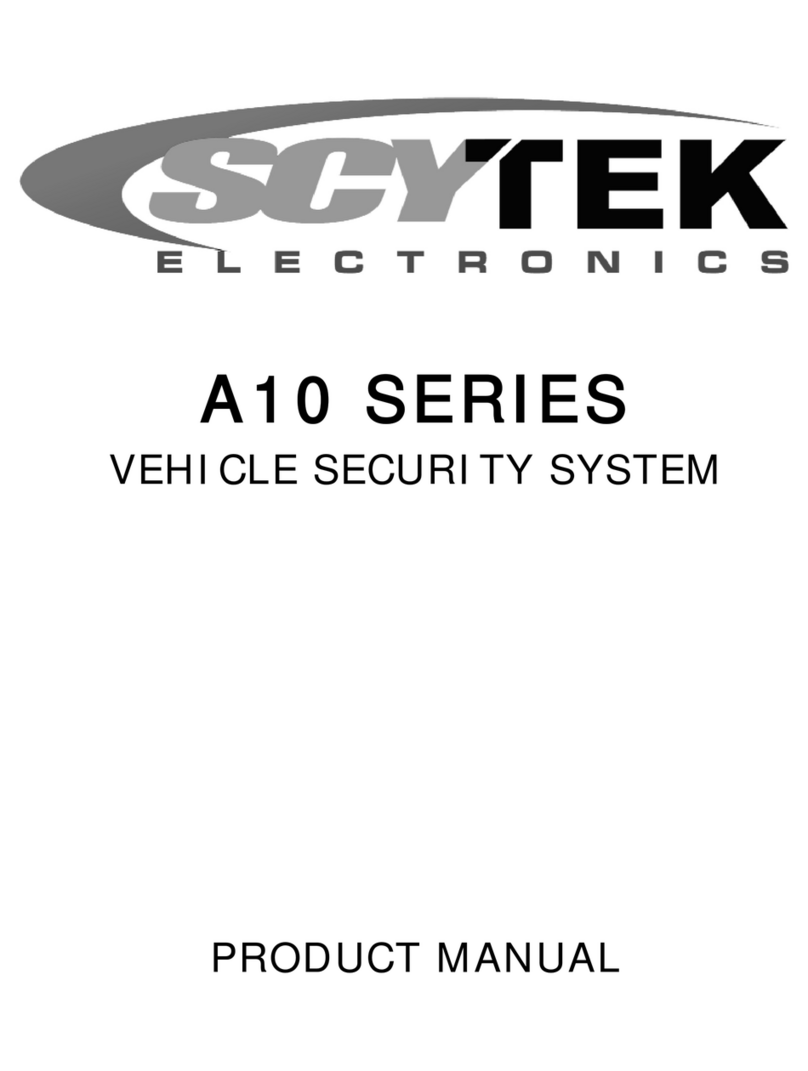 Scytek electronic VEHICLE SECURITY SYSTEM A10 User manual