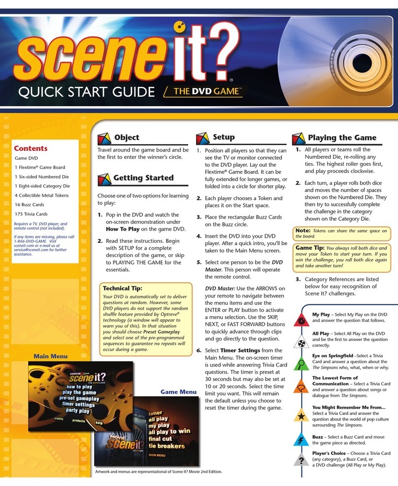 Screenlife Scene It? Simpsons instructions