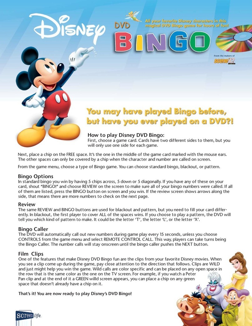 Screenlife Scene It? Disney Bingo instructions Screenlife Scene It? Disney Bingo instructions