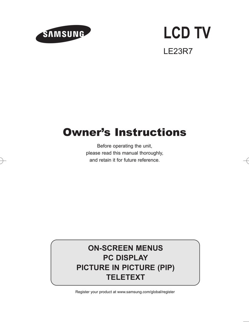 Samsung LE23R7 User manual