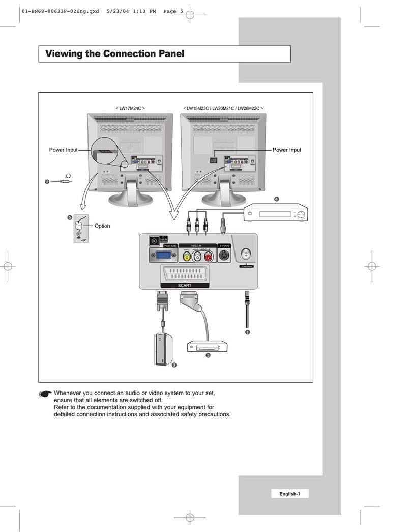 Samsung LW15M23C User manual
