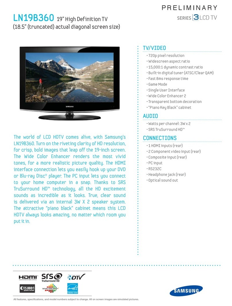 Samsung LN19B360 User manual