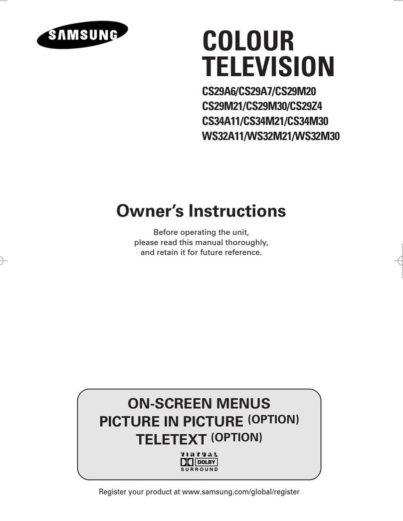 Samsung CS29A6 User manual
