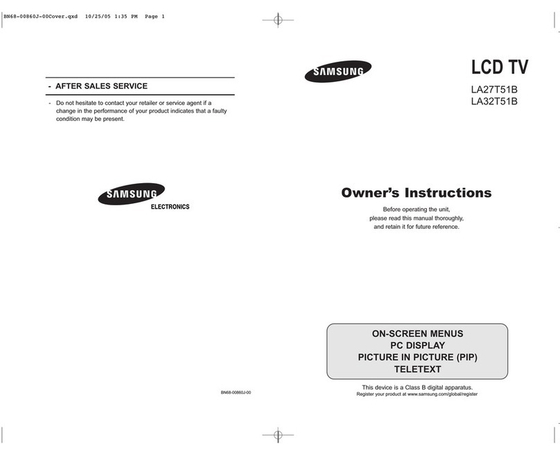 Samsung LA27T51B User manual