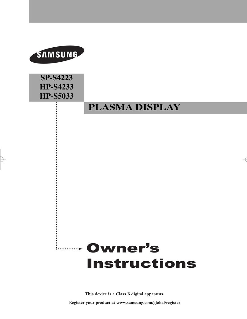 Samsung HP-S4233 Owner's instructions