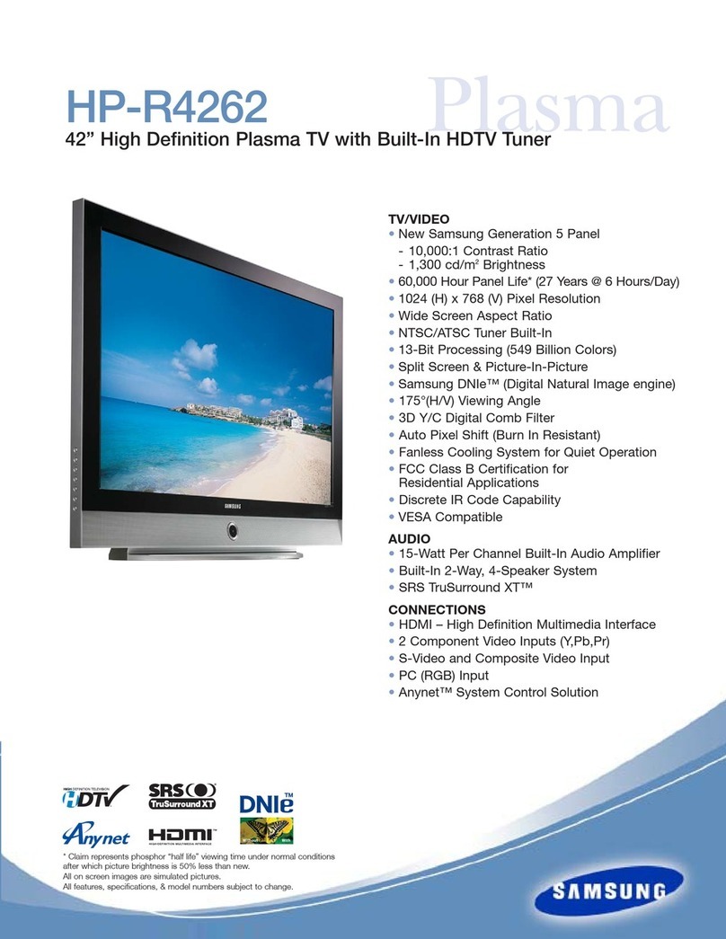 Samsung HP-R4262 User manual