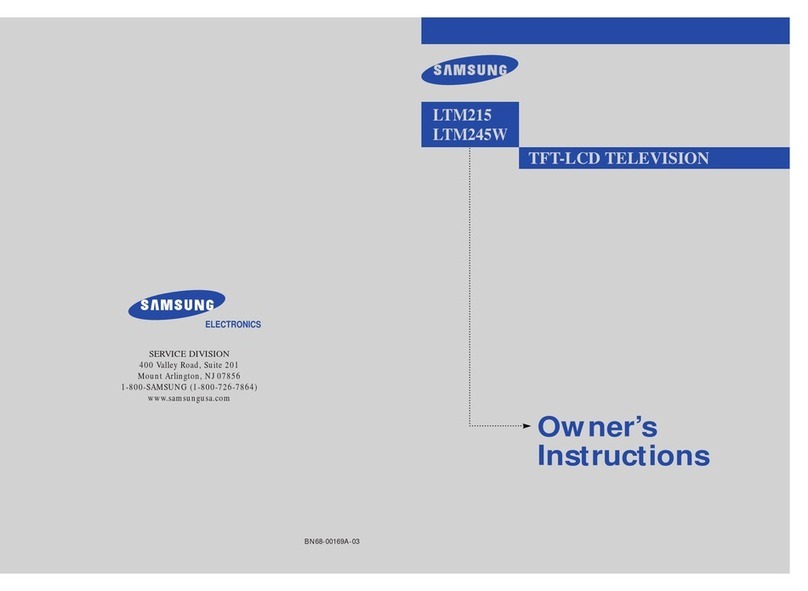 Samsung LTM 245W User manual