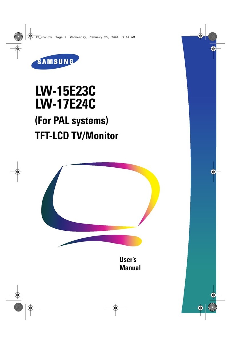 Samsung LW-17E24C User manual