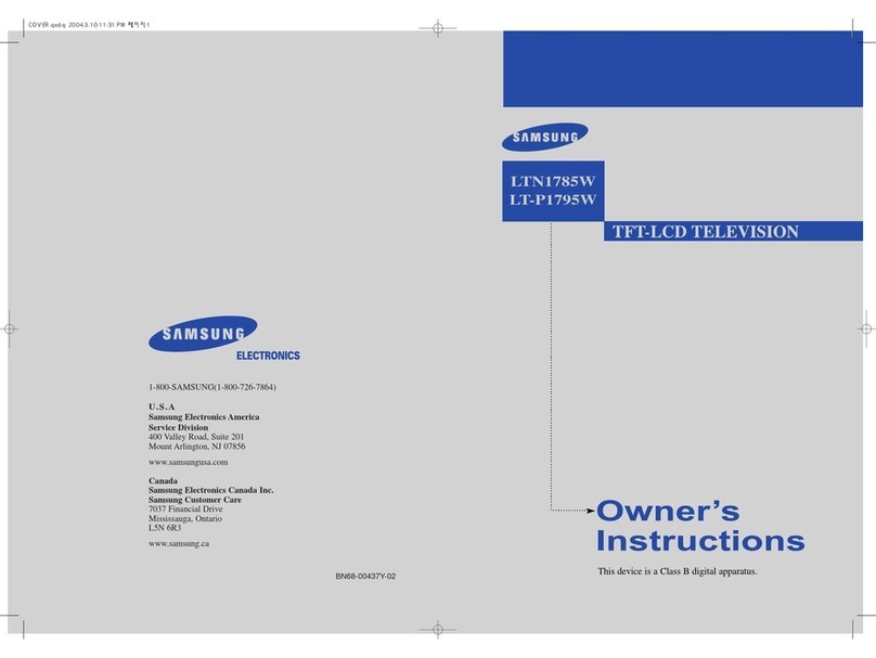 Samsung LTN1785W Owner's instructions