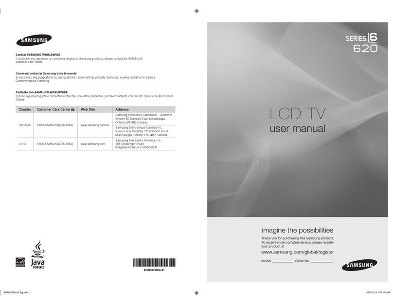 Samsung LN2A620A1F User manual