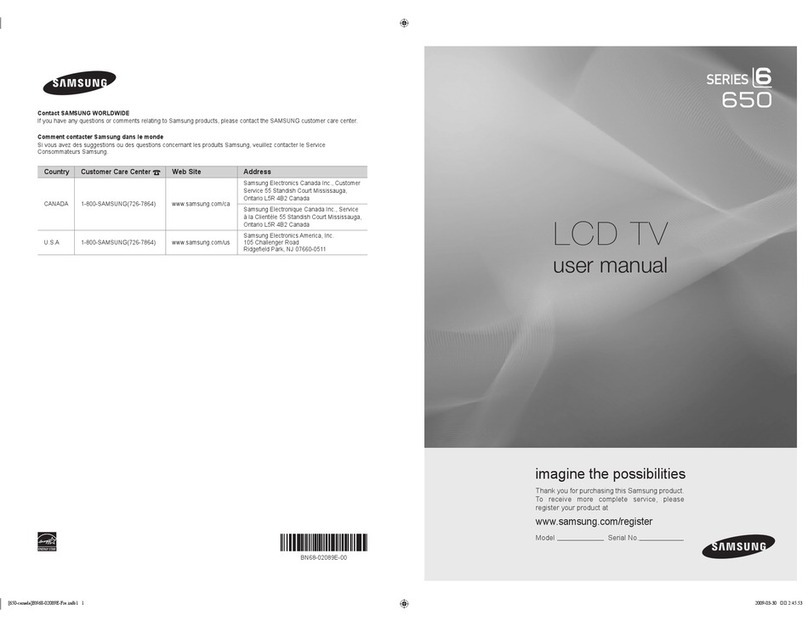 Samsung LN40B60 user manual